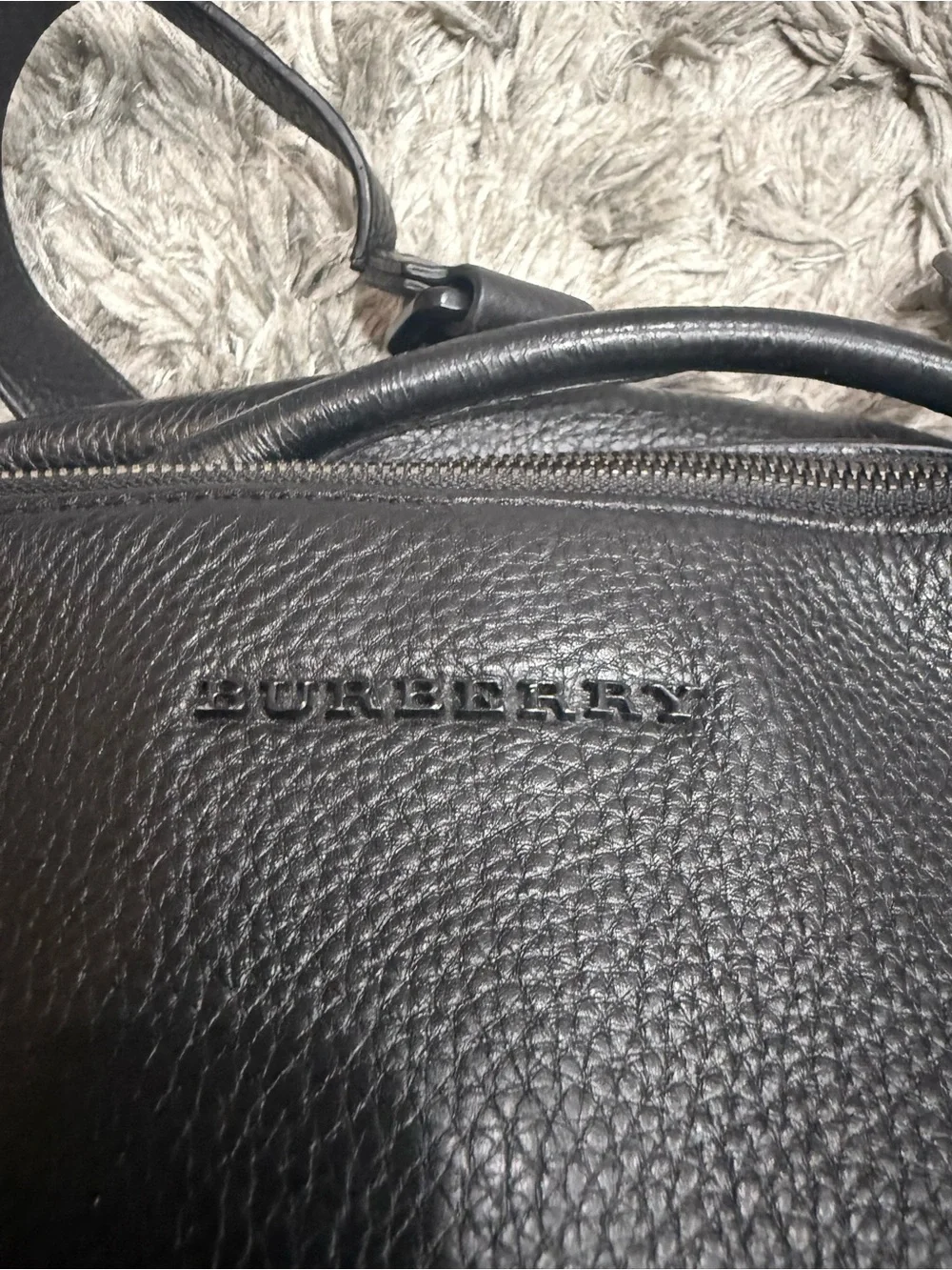 Burberry Leather Backpack